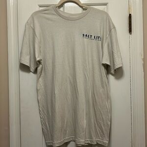Salt Life Men’s Tee. Color-stone. Size M